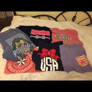Simply southern /comfort colors tees bundle lot
